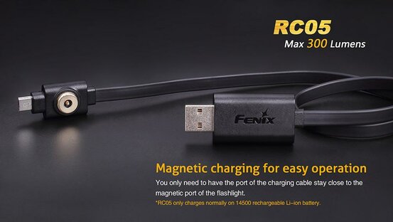 Taktická baterka Fenix RC05 nabíjateľná