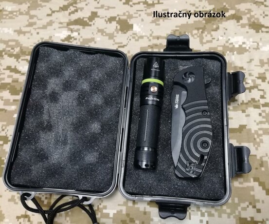 Box "utility" s penovou výplňou čierny (Albainox)