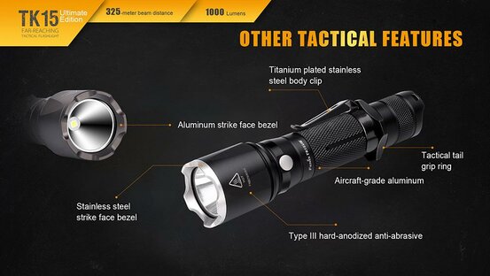 Taktická baterka Fenix TK15 Ultimate Edition (1000