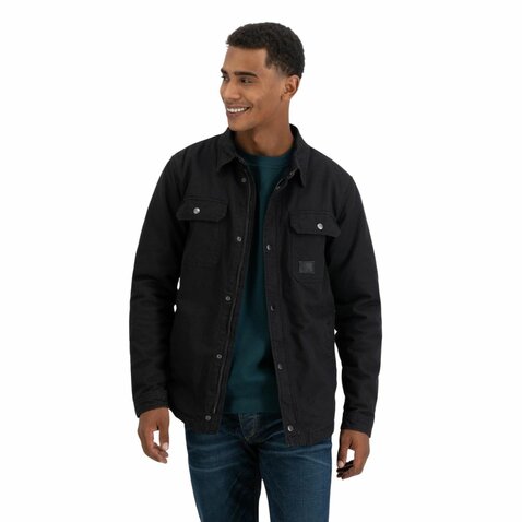 Bunda Vintage Industries Dean Sherpa čierna