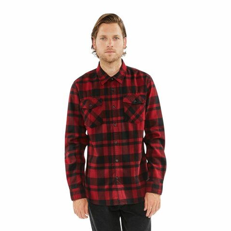 Flanelová košeľa Vintage Industries Austin Red Che