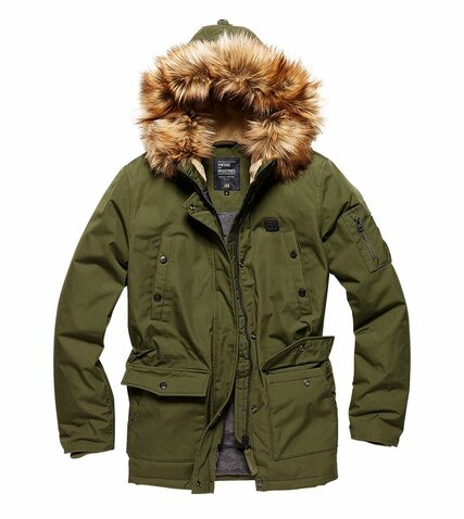 Vintage Industries Hailey Parka női dzseki olívazöld