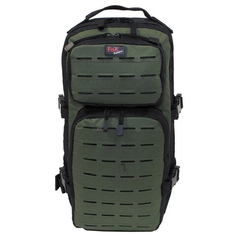 Ruksak Assault travel čierno-zelený