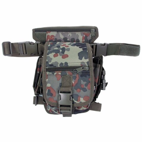 Stehená taška flecktarn