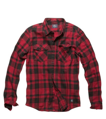 Flanelová košeľa Vintage Industries Austin Red Che