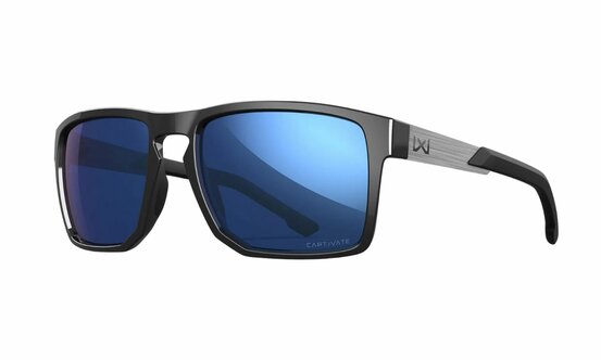 WileyX Apex Captivate napszemüveg Polarized Blue Mirror / Gloss Black Frame 