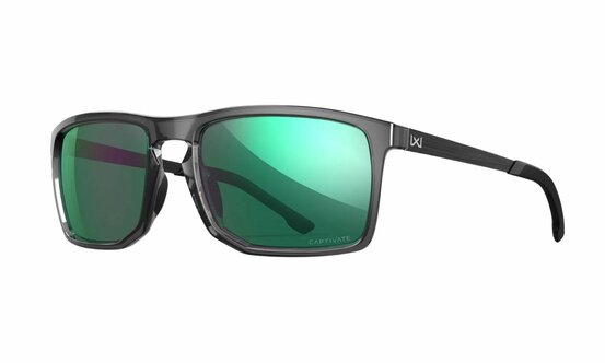 WileyX Axe Captivate napszemüveg Polarized Green Mirror / Gloss Crystal Frame 