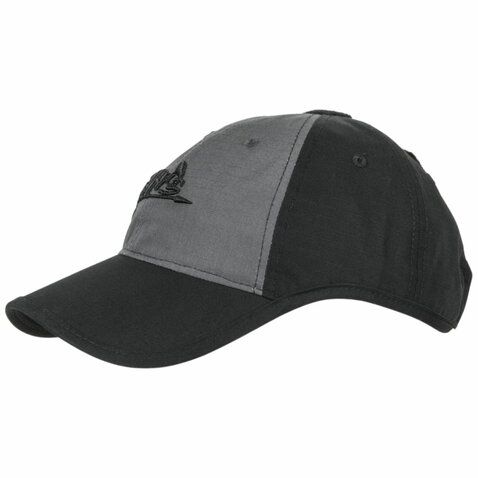 Šiltovka HELIKON-TEX logo čierna/shadow grey