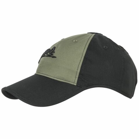 Šiltovka HELIKON-TEX logo čierna/olive