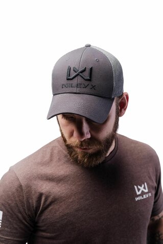 Šiltovka WileyX shadow grey/čierne logo