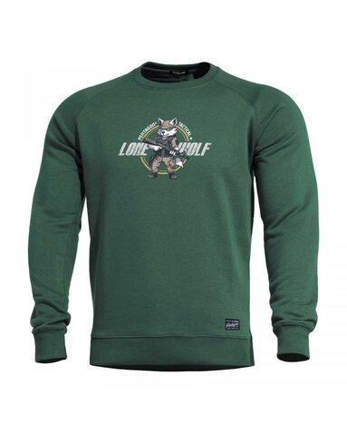 Pentagon Hawk Lone Wolf pulóver SpringBok green