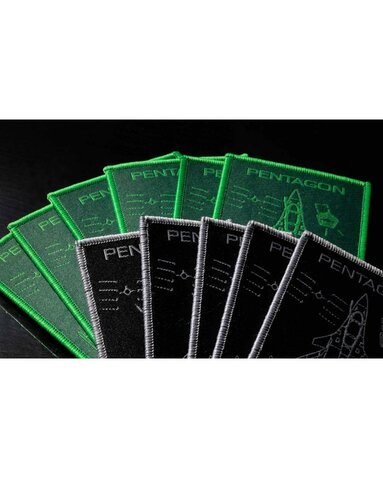 Patch Rafale Linear light green