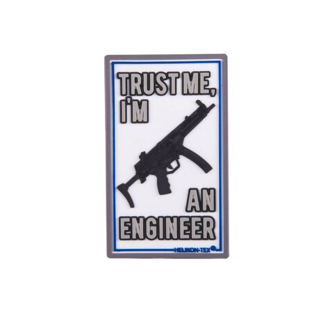 Nášivka na suchý zips "Trust me, I am engineer"