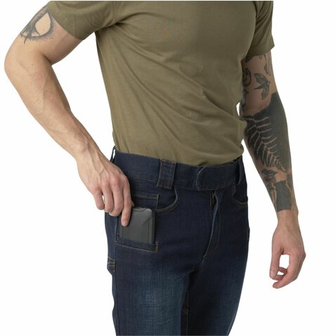 Nohavice Helikon-Tex Jeans Slim Dark Blue