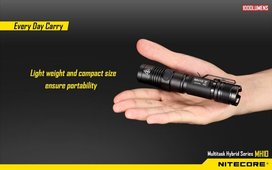 Svietidlo Nitecore MH10 - 1000 lumenov/232m
