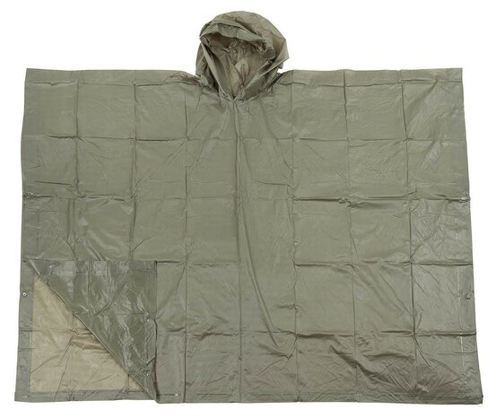 Pončo MFH Vinyl olive