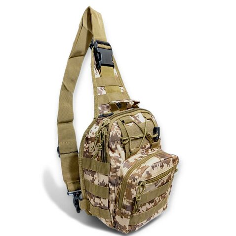 Taška cez rameno Areswer Fastbag digital desert