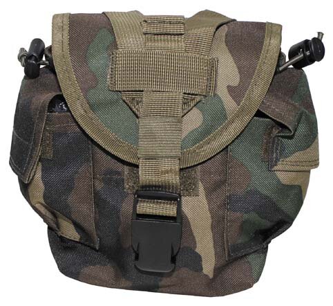 Kapsička na poľnú fľašu MOLLE woodland