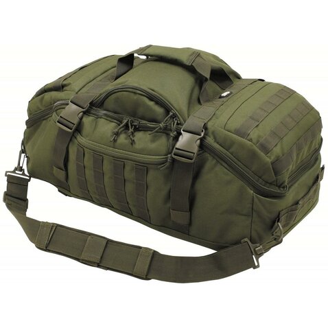 Ruksak a cestovná taška "travel" 2v1 48l olive