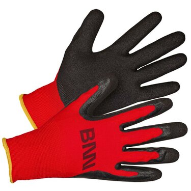 Bennon Manos munkakesztyű fekete/piros