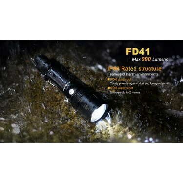 Baterka ZOOM Fenix FD41 + USB nabíjateľný akumulát