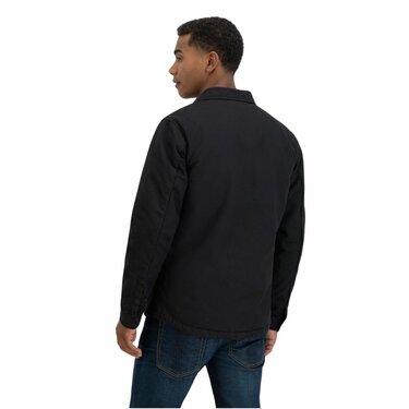 Bunda Vintage Industries Dean Sherpa čierna