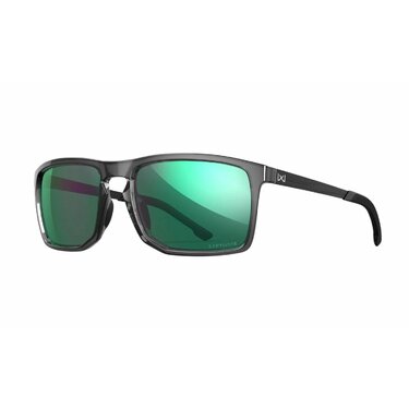WileyX Axe Captivate napszemüveg Polarized Green Mirror / Gloss Crystal Frame 