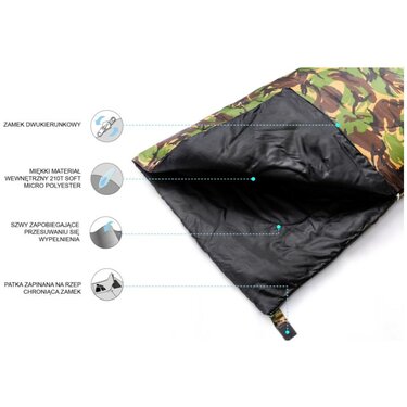 Spací vak DREAMER L Meteor camo