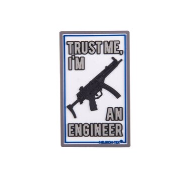Nášivka na suchý zips "Trust me, I am engineer"