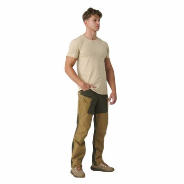Nohavice Hybrid Outback Coyote/Taiga Green