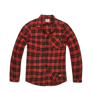 Flanelová košeľa Vintage Industries Riley Red Chec