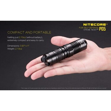 Svietidlo Nitecore P05 - 460 lumenov