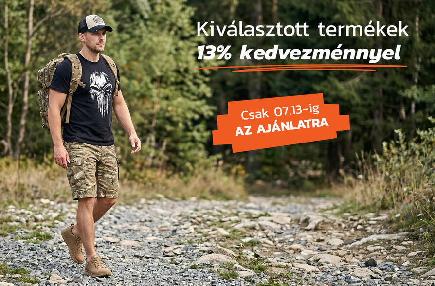 Minden termék 13% kedvezménnyel