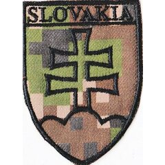 Szlovák címer felvarró SVK vz. 2007 erdő 