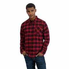 Vintage Industries Riley Red Check flanel ing