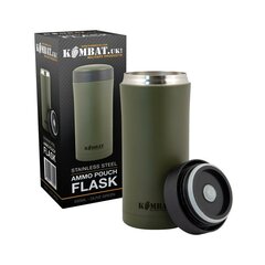 Kombat UK Ammo Flask rozsdamentes acél vizespalack olívazöld