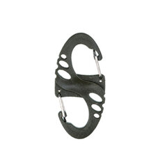 S-alakú karabiner 4,9 cm olívazöld