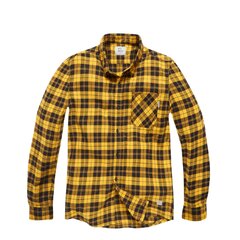 Vintage Industries Riley Yellow Check flanel ing