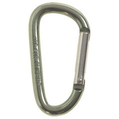 Karabiner kulcsokhoz 6mm x 6cm zöld