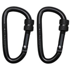 Csavaros karabiner 6 x 60mm (2db) fekete