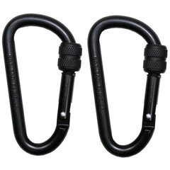 Csavaros karabiner 8 x 80mm (2db) fekete