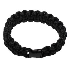 Paracord karkötő 1,9cm fekete