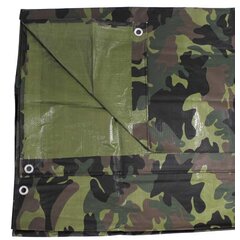 PE takaróponyva 1,9 x 3m woodland