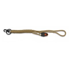 Paracord kulcstartó síppal coyote