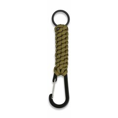 Paracord karabinerrel coyote