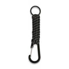Paracord karabinerrel fekete