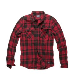 Vintage Industries Austin Red Check flanel ing