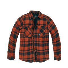 Vintage Industries Darwin orange check kabát