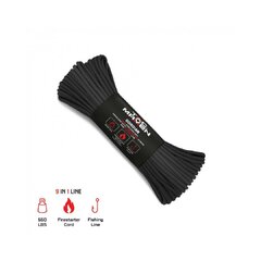 Gordian 550 paracord zsinór 4mm/15m fekete