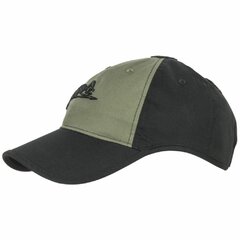 HELIKON-TEX logo sildes sapka fekete/olívazöld